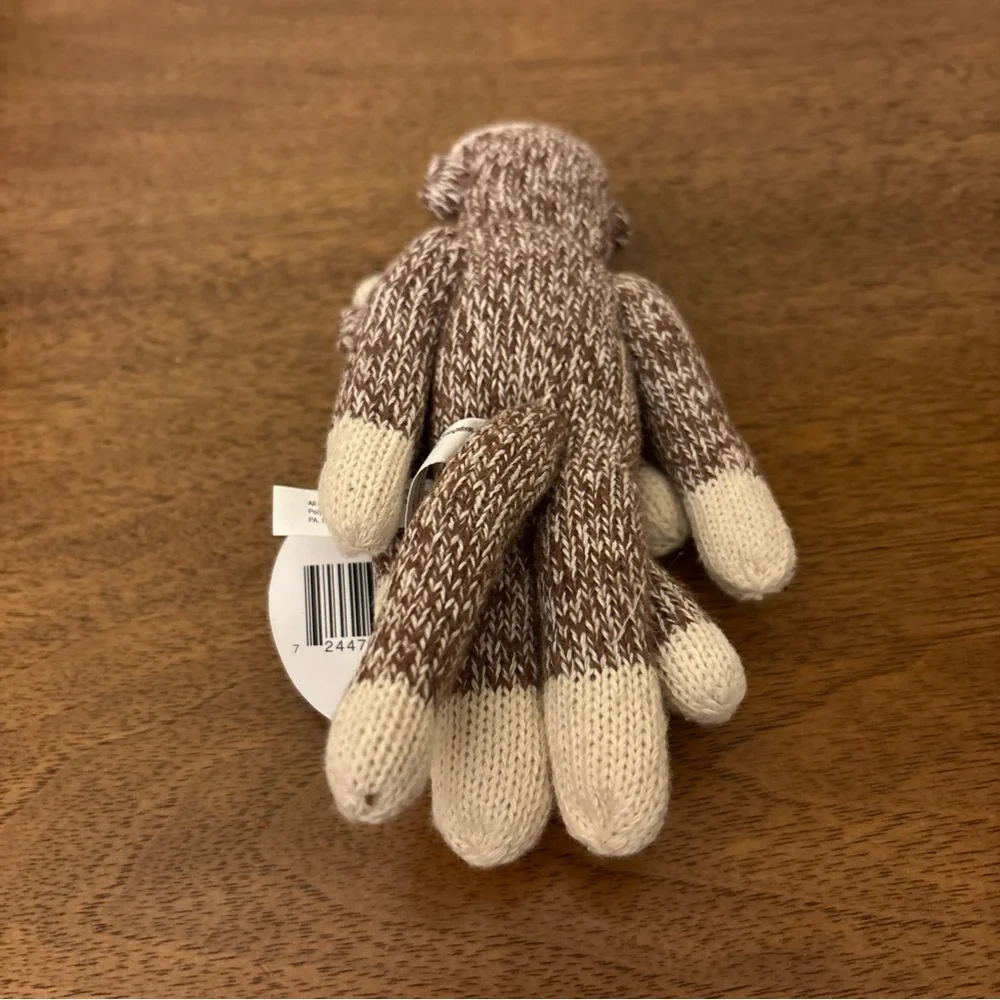 Vintage 90’s New Monkey‎ Sock Puppet mini - Mama & Mini - NWT - 5 Inches